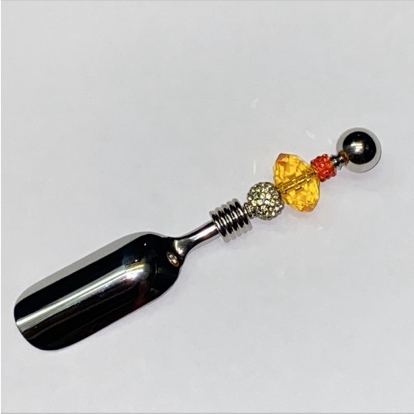 Stainless Steel Beaded Mini Scoop - Picture 4 of 8